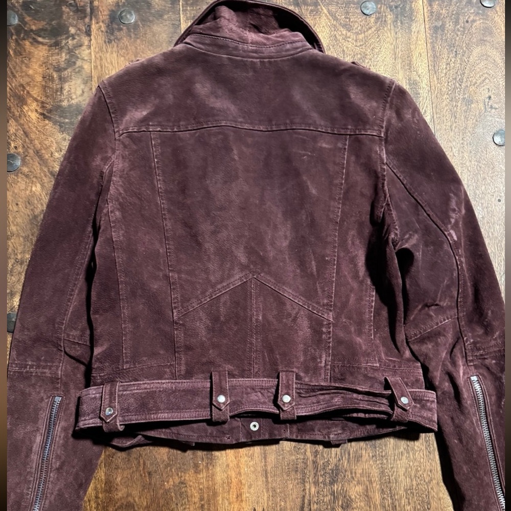 Blank NYC burgundy leather jacket - Picture 4 of 13
